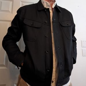 Long Haul Jacket (in Black Over-dye Selvage)